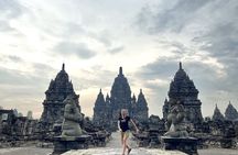 Merapi Jeep Sunrise, Borobudur Climb Up, Prambanan Temple Tour