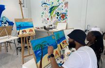 Paint and Sip at the Gallery and Wine Bar