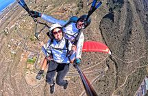 SILVER 1000m paragliding tandem flight above South Tenerife
