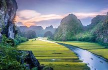 Boat and Bike Riding with Mua Cave in Ninh Binh Full Day Tour 