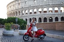 Vespa Scooter Tour in Rome with Professional Photographer