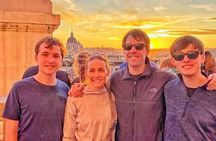 Sunset/By Night Private Tour of Rome by Golf Cart Gelato or Wine