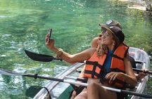 Private Clear Kayak at Bacalar Lagoon
