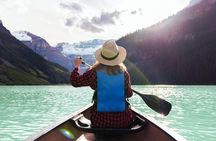 Sunrise at Moraine Lake & Lake Louise from Calgary/Canmore/Banff