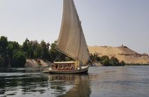 Riding a felucca at Sunset and Dinner an Egyptian House in Luxor