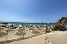 Falasarna Beach Private Jeep Tour with sunbeds & lunch