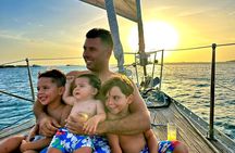 Blue Parrot Snorkel Sail with 4 course lunch or dinner in Aruba