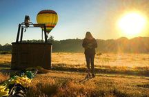 Overview of the Loire Valley and its castles in Hot Air Balloon