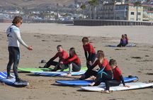 Private Group Surfing Class, Pismo Beach California w Instructor