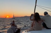 Santorini Sunset Sailing Cruise: Dinner, BBQ, Open Bar, Transfers