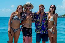 Isla Mujeres Catamaran + Snorkel + Open Bar on board + Buffet