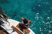 Fun swimming cruise on a Pirate Boat from Paros