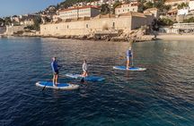 Paddleboarding in front of the Old Town