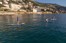 Paddleboarding in front of the Old Town