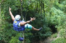 Short Excursion Ziplining & Waterfall, Taino Bay and Ambar cove.