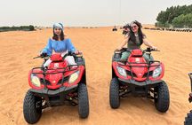 Red Dunes Safari Dubai Quad Bike Camel Ride Sandboard &BBQ Dinner