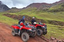ATV adventure to Rainbow Mountain unique landscapes