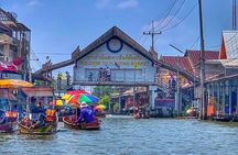 Bangkok: Floating and Train Market with Paddleboat Ride