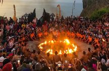 Uluwatu Temple Scenic Beaches and Fire Kecak Dance Tour 