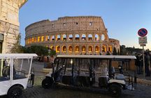 Rome with Golf Cart at Night with Pizza & Ice Cream