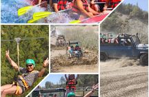 Full day combo adventure (rafting zipline bugy jeep canyon visit)