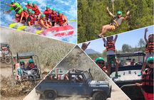 Full day combo adventure (rafting zipline bugy jeep canyon visit)