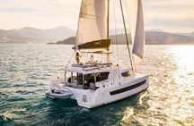 Romantic Sunset Catamran Cruise from Panormo Port with Wine