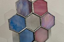 Make Your Own Stained Glass Honeycomb