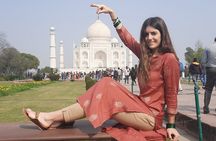 Agra & Mathura-Vrindavan: Taj, Red Fort & Spiritual 2-day tour