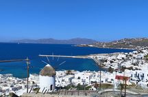 Mykonos Semi Private Bus Tour in English Spanish 