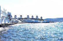 Mykonos Semi Private Bus Tour in English Spanish 