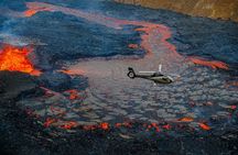 Helicopter Tour Over Iceland’s Reykjanes Volcano Eruption Site