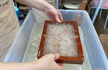 Authentic Handmade Washi Paper Making Workshop in Ueno