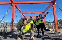 Eastside Express by luxury e-bike: LA River Frogtown Go Dodgers!