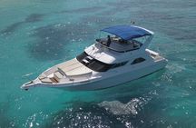 Deluxe Yacht 48FT with FlyBrige Rental in Cancun