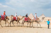 Cairo tour to Giza pyramids, Sakkara, Memphis, museum, camel ride