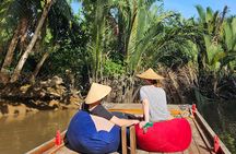 Mekong River Relaxing Sail boat cruise to Coconut Canals (1.5HRS)