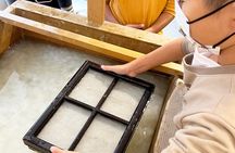 【Tokyo/Asakusa】Traditional Japanese Washi Papermaking experience