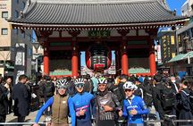 English/Italian guided cycling tour in Tokyo(with a rental bike)