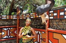 Lion Safari & Lesedi Cultural Village Tour from Johannesburg