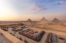 Giza Pyramids tour with nine pyramids Lounge lunch and camel ride