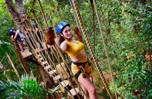 From Playa del Carmen ATV Adventure with Ziplines, Cenote