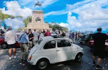 Fiat 500 vintage VIP Tour in Rome with ice cream or wine