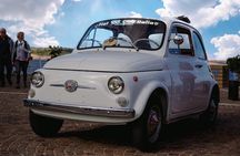 Fiat 500 vintage VIP Tour in Rome with ice cream or wine