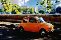 Fiat 500 vintage VIP Tour in Rome with ice cream or wine
