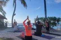 A deep moment of relaxation - Private Yoga class in Mo'orea