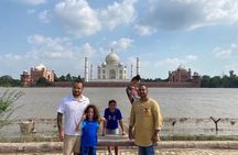 Taj mahal skip the line ticket guide and transport