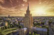 Riga Central Market and Science Academy Observation Deck Tasting Tour