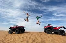 Dubai: Quad Bike, Dune Buggy, and Sandboarding Experience