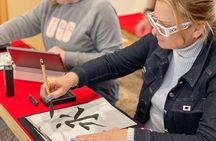 Calligraphy & Digital Art Workshop in Kyoto